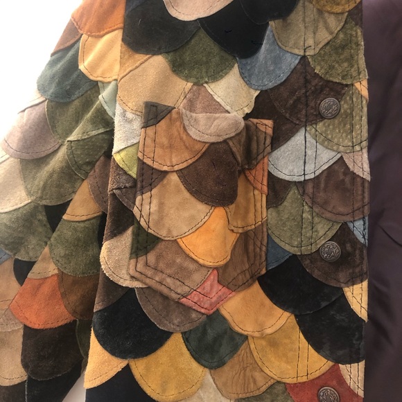 Colorful Suede Jacket - Picture 3 of 4